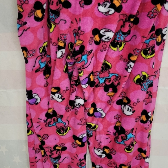Disney PJ Fuzzy Pants XL Pink Minnie Mouse - Picture 5 of 6